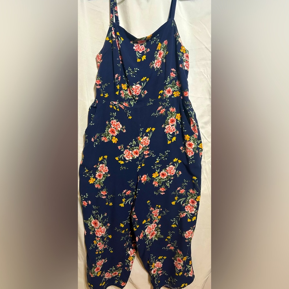 Floral Print Jumpsuit